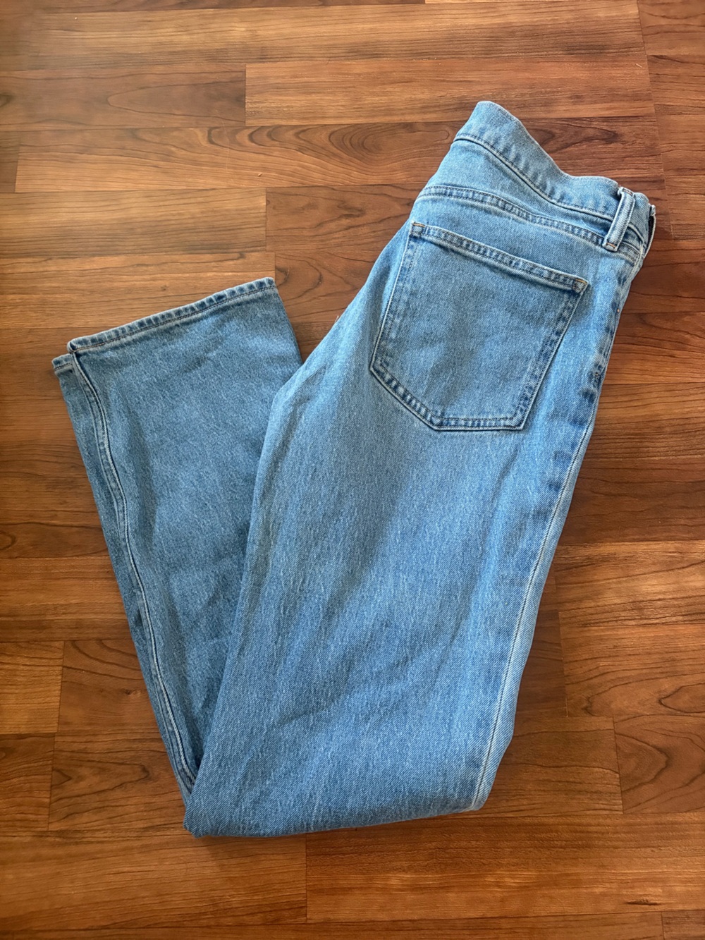 GAP '90s High Rise Straight Jeans in Light Blue - Picture 3 of 3